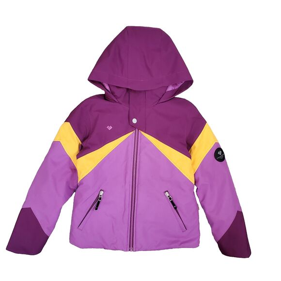 Obermeyer Girls Tabor Ski Jacket Insulated Coat 10 12 Purple Snowboarding Winter - Picture 1 of 16